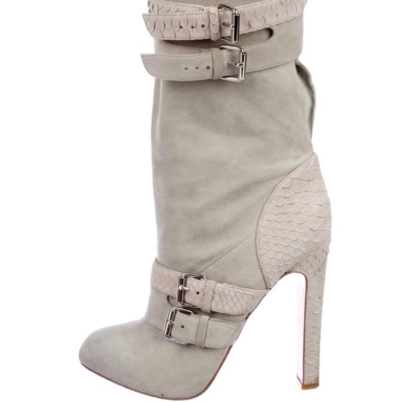 Python trimmed Christian Louboutin Boot - Picture 5 of 6